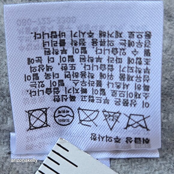 NWOT Uniqlo Cashmere Fringe Scarf Grey - Picture 7 of 9